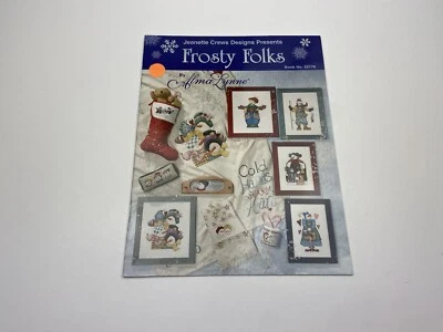 Jeanette Crews Designs Frosty Folks Counted Cross Stitch Pattern Booklet 9P - Image 1 of 3