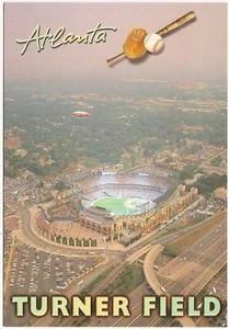 Modern Era Postcard - Atlanta, Georgia - Turner Field, Home of the Braves - Picture 1 of 2