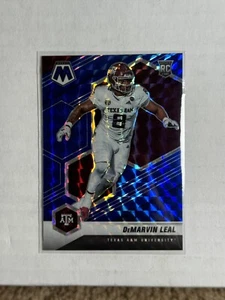 DeMarvin Leal 2022 Mosaic Draft Picks Blue Prizm RC Rookie Card /75 Texas A&M SP - Picture 1 of 2
