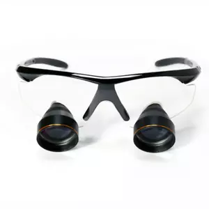 2,5X große FOV binokulare Brille Zahnlupe Chirurgie medizinische Vergrößerungsglas - Bild 1 von 10