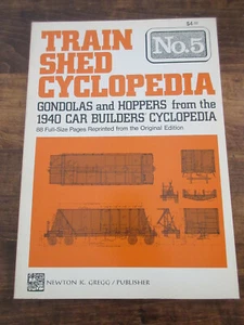 No. 5 Train Shed Cyclopedia - Gondolas and Hoppers  *actual shipping* - Imagen 1 de 5