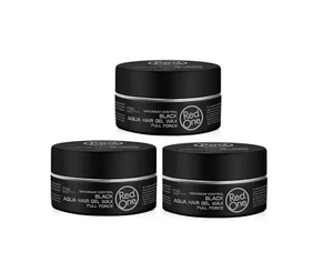 Red One Aqua Hair Gel Wax black 3 x 150ml (33,11 EUR/l) - Bild 1 von 1