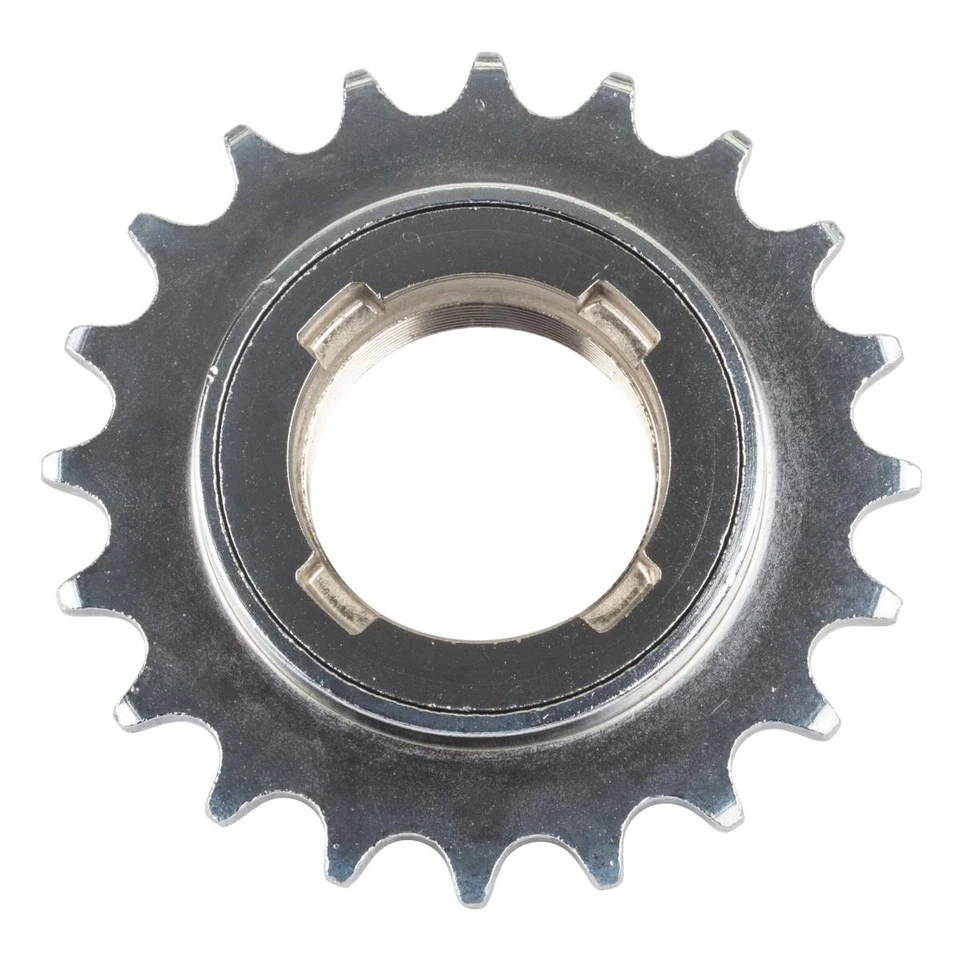 BIKE BICYCLE THREAD ON SINGLE SPEED FREEWHEEL BMX YOUTH 20T x 1/8 CHROME - Image 1 of 1