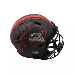 Doug Flutie Autographe Bills Eclipse Replica Full-Size Football Helmet - BAS COA - Picture 1 of 1