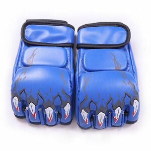Boxing MMA Gloves Grappling Punching Bag Training Kickboxing Fight Sparring