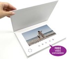 Video Book, 10” Hard Back. 4GB memory (4 hour playtime). Customizable. Free conv