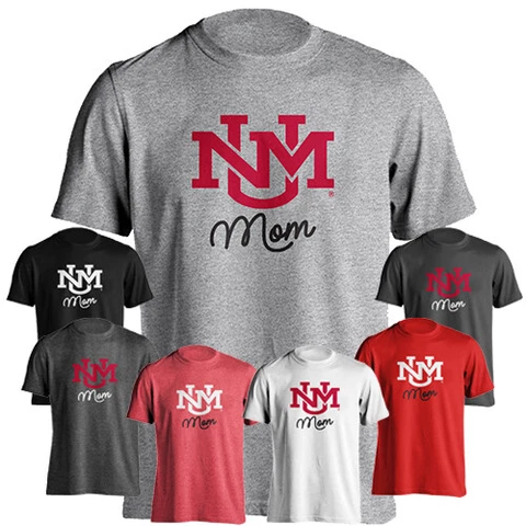 University of New Mexico Lobos Mom Logo Short Sleeve T-Shirt Cover