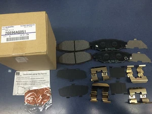 Juego de pastillas de freno traseras originales OEM Subaru Outback Forester WRX 2011-2021 26696AG051 - Imagen 1 de 1