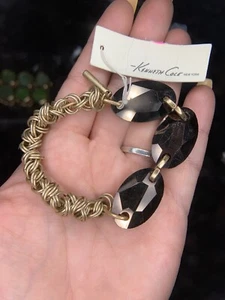 Kenneth Cole New York Brown and Gold bracelet - Picture 1 of 5