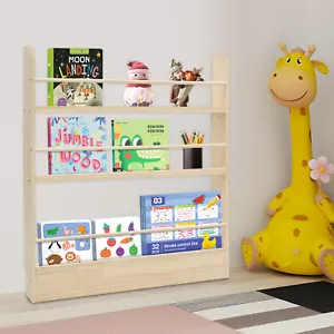 Floor Bookcases Display Racks 3-Tier Home Bookshelf Standing Book Shelf Stand US - Picture 1 of 20