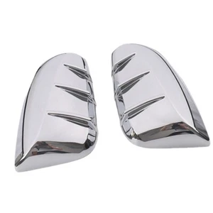For Toyota Rav4 2019 - 2023 Chrome/Black Rearview Side Door Mirror Cover Trim - Picture 1 of 3