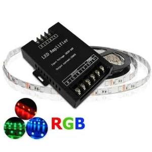 LED RGBW / RGB Amplifier 24A 32A for Led Strip Power Repeater light controller - Picture 1 of 30