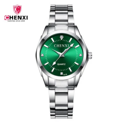 CHENXI Reloj Mujer Moda Relojes de Cuarzo Simple Elegante Mujer Niñas Reloj Pulsera Foto 1 de 4