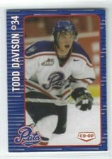 2002-03 Regina Pats (WHL) Todd Davison