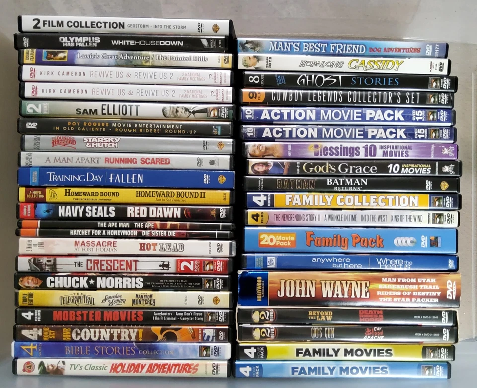 Multi Feature Films Used dvd All titles $5.00 each - Image 1 of 1