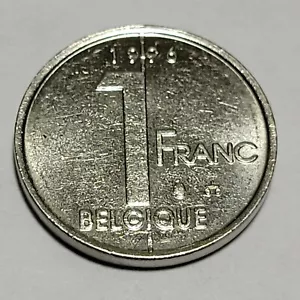 1996 Bélgica 1 franco leyenda en francés Albert II BT-331 - Imagen 1 de 2