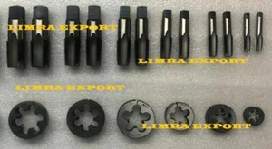 NEW BRITISH STANDARD PIPE TAP & DIE SET 1/8" TO 3/4" BSP ENGLISH THREAD PARALLEL - Picture 1 of 1