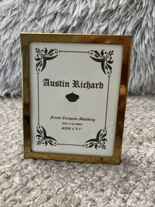 Vintage Bilderrahmen Gold Metall 4x5 Austin Richard’s - Bild 1 von 4