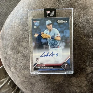 2023 Topps Now JOSH JUNG Stars Of The Postseason #PSJJ-A Auto 38/49 - Picture 1 of 1