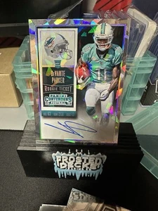 Boleto de novato Panini Contenders DeVante Parker 2015 hielo agrietado automático/23 - Imagen 1 de 2