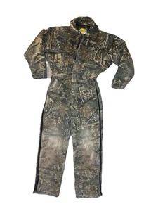 Cabelas Camo Seclusion 3D Youth Medium Coveralls Hunting Quilt Lined - Picture 1 of 14