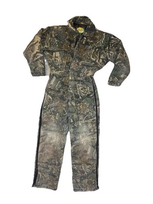 Cabelas Camo Seclusion 3D Youth Medium Coveralls Hunting Quilt Lined - Image 1 of 4