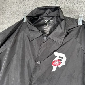Primitive Skateboarding Jacket Mens Small S Heartbreakers Club Black Polyester - Picture 1 of 8