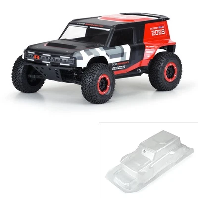 Coche/camión Pro-Line Racing 1/10 Ford Bronco R carrocería transparente recorrido corto PRO358600 Foto 1 de 4