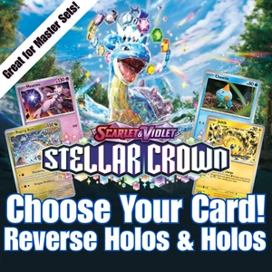 Pokemon SV Corona Estelar Holos y Holos Inversos: Elige Tu Carta - Imagen 1 de 1