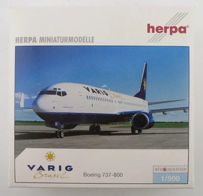 Herpa Varig 巴西波音 737 - 800 型号 - 1: 500 - 505840 — 第 1/4 张图片
