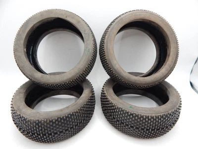 AKA 1/8 Scale RC Off Road Buggy Tires Med Grip Iron Green Compound (Set of 4) - Image 1 of 3