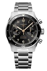 Longines Spirit Flyback Chronograph Black Dial Mens Watch 42 L3.821.4.53.6 - Picture 1 of 8