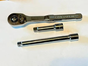 CRAFTSMAN  3/8-in Dr Quick-Release Ratchet CMMT86722+ 2 Extensions - Picture 1 of 3