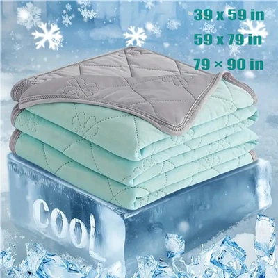 Cooling Blanket Queen Size, Cooling Blankets for Hot Sleepers, Keep Adults Cool  - Image 1 of 4
