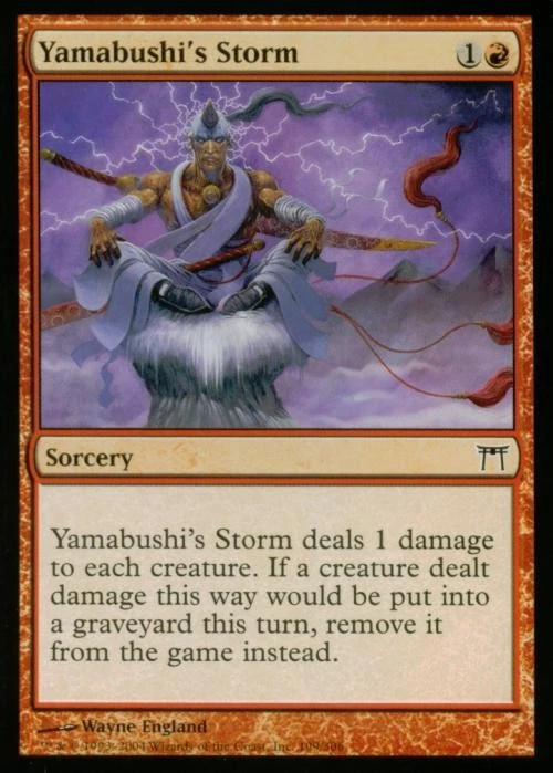 Yamabushi's Storm - Medium Play MTG Champions of Kamigawa - Image 1 of 1