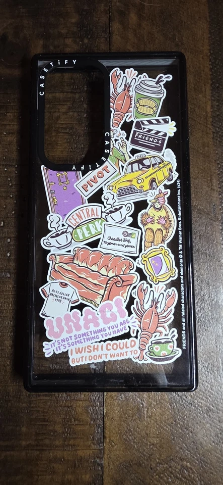 Funda CASETiFY Impact Galaxy S23 Ultra Friends Adhesiva Mania Teléfono Estuche Foto 1 de 3