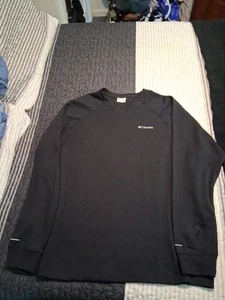 Columbia Shirt Mens XXL Black Omni-Heat Long Sleeve Thermal Stretch Baselayer - Picture 1 of 6