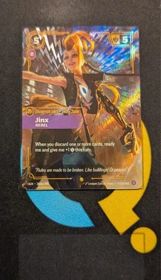 Jinx - Rebel OGN 202a/298 Alternate Art Showcase Riftbound League of Legends - Image 1 of 3