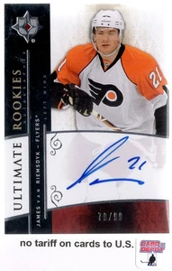 2009-10 Ultimate Collection Rookies #140 James van Riemsdyk Autograph RC 79/99 - Bild 1 von 2