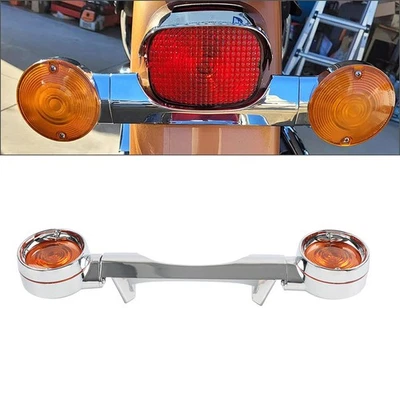 Rear 8.25" Turn Signal Light Bar Lens For Harley Heritage Softail FLSTC 86-17 16 - Image 1 of 4