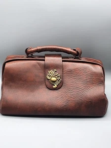 Hopeless Romantic Ladies Brown Leather Drs Bag/Satchel - Picture 1 of 9
