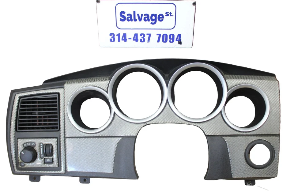 Dodge Charger Magnum SRT8 2005-2007 cuadro de instrumentos interruptor de luz carbono Foto 1 de 4