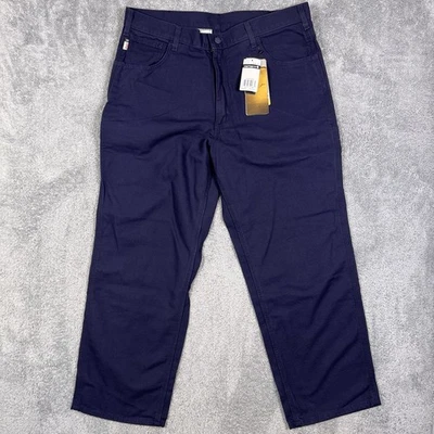 Мужские джинсы Carhartt FR 38x30 FRB159 DNY HRC2 Cat 2 холщовые рабочая одежда универсальные - Изображение 1 из 4