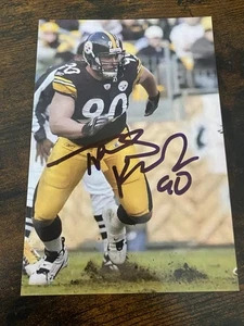 TRAVIS KIRSCHKE Signed Autograph 4x6 Photo Pittsburgh Steelers UCLA NFL - Picture 1 of 1