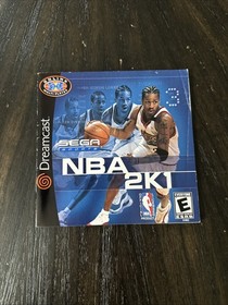 Sega Dreamcast Manual Only NBA 2K1