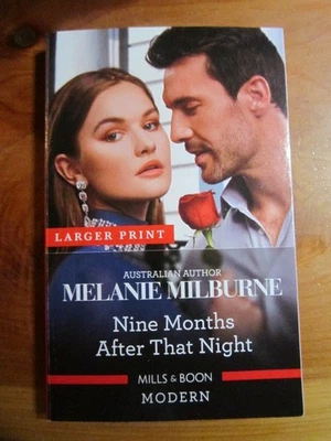 S/C LIBRO MILLS & BOON MODERNO NUEVE MESES DESPUÉS DE ESA NOCHE *IMPRESCINDIBLE VERLO* Foto 1 de 2