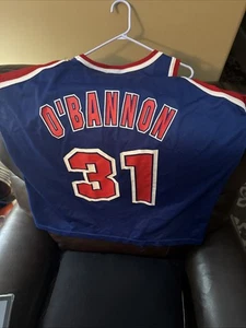 Vintage Champion New Jersey Nets # 31 ED O'BANNON Gr-48/XL - Bild 1 von 11