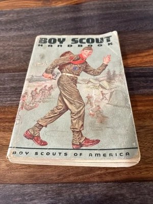 1959 sexta edição primeira impressão manual escoteiro - Imagem 1 de 4