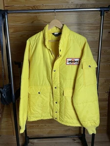 Vintage Swingster Moews Yellow Puffer Jacket Size L - Picture 1 of 8