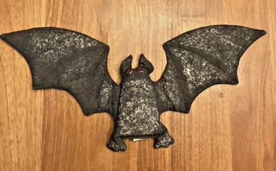 Vintage 1980 Edward Gorey Bat Doll – Rare Fabric Plush w/ Red Gem Eyes - Image 1 of 4